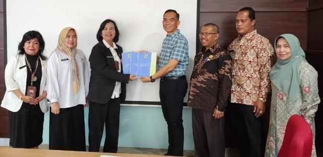 KUNJUNGAN KOORDINASI DAN KONSULTASI KE PERPUSNAS RI JAKARTA DARI PERPUSDA KAB SOLOK TH 2023