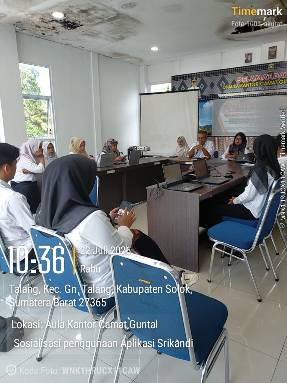 Dinas Perpustakaan dan Kearsipan Kabupaten Solok Sosialisasi Aplikasi Srikandi