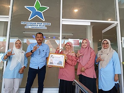 Dinas Perpustakaan Dan Kearsipan Kabupaten Solok Di Kunjungi Siswa SLB