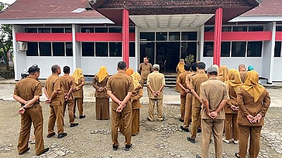 Dinas Perpustakaan Dan Kearsipan Kabupaten Solok Laksanakan Apel